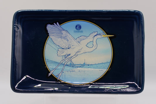 Blue Heron LA River Ceramic Dish